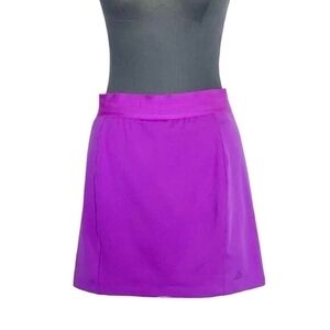 ADIDAS Women's Athletic Golf Skirt Size S Grey Performance Shorts Underneath VG